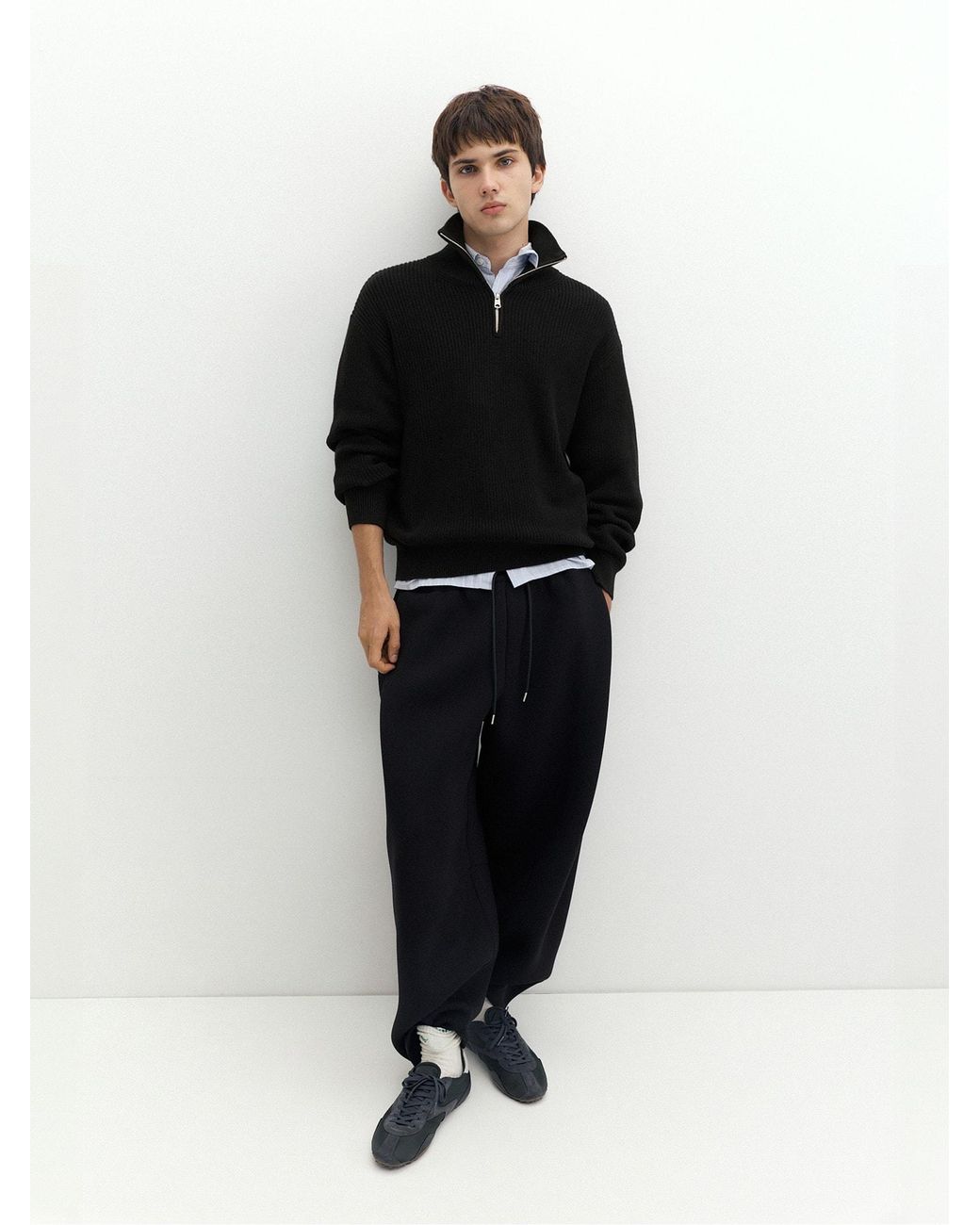 Pull&Bear Pullover in Black für Herren