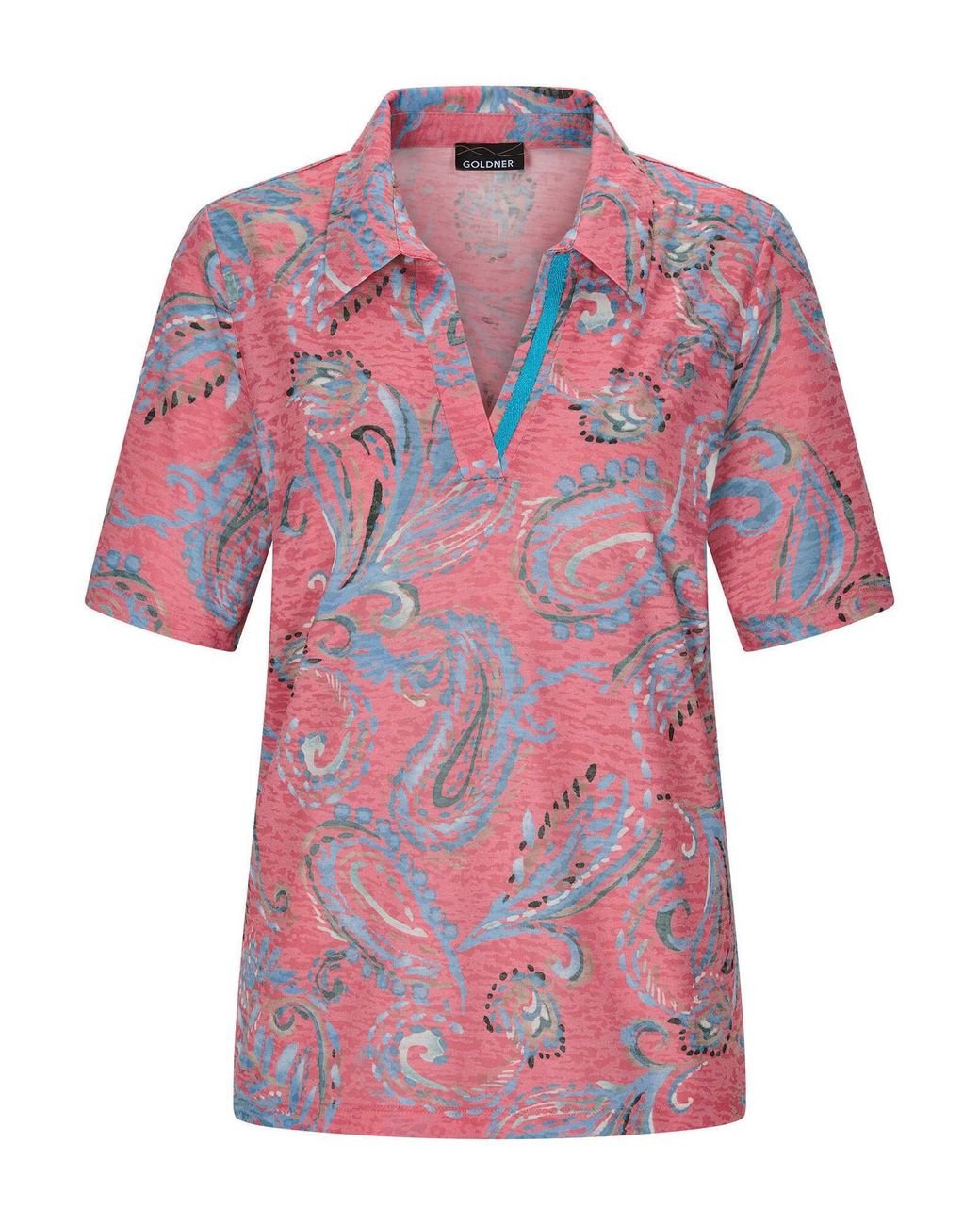 Goldner Pink Bluse