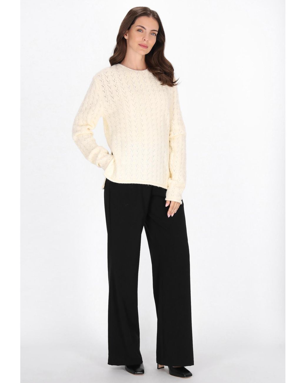 usha BLACK LABEL White Pullover