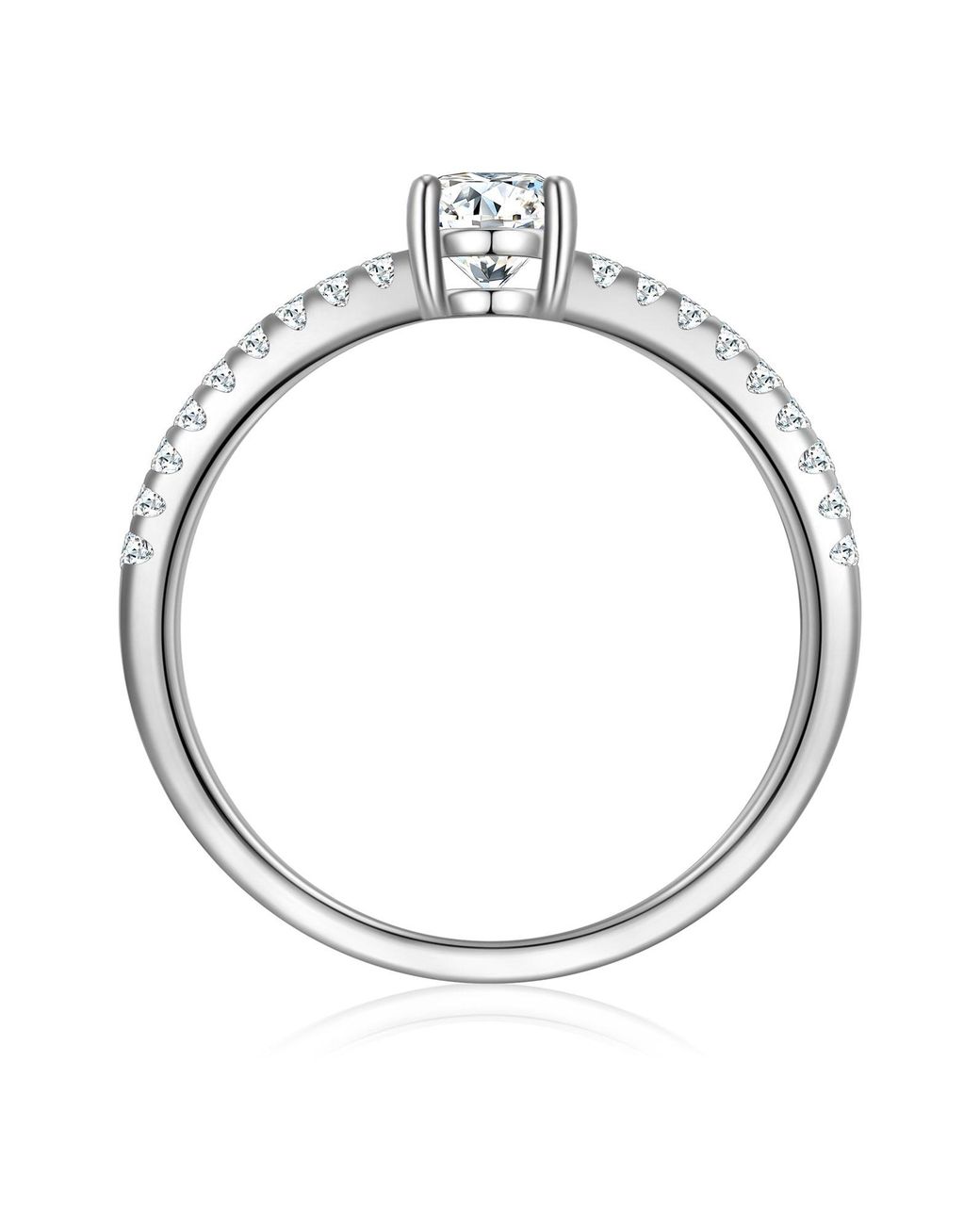 Trilani White Ring