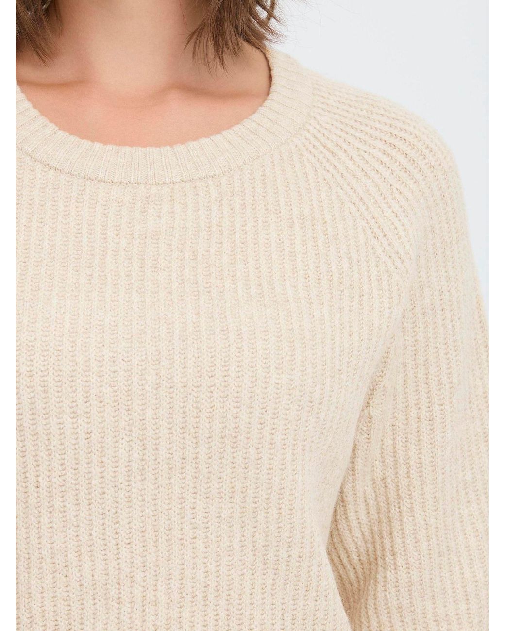 Oxmo White Strickpullover Oxifansi