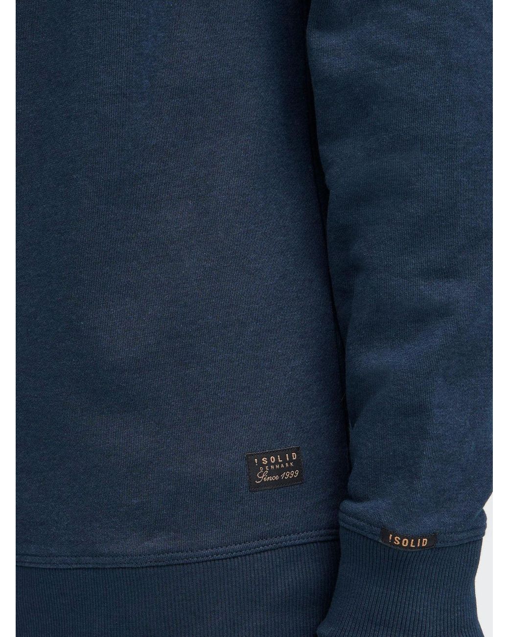 Solid Pullover Sdaula in Blue für Herren