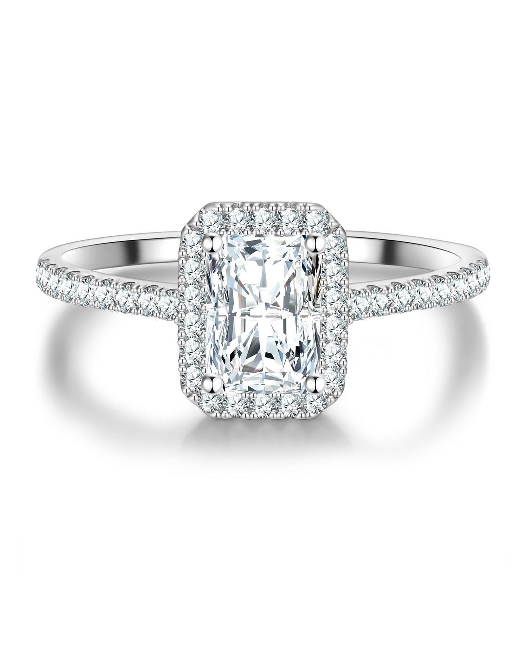 Trilani White Ring