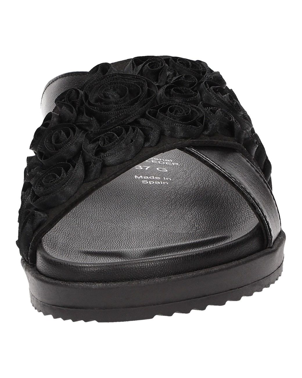 Sioux Black Pantolette Majandea-700