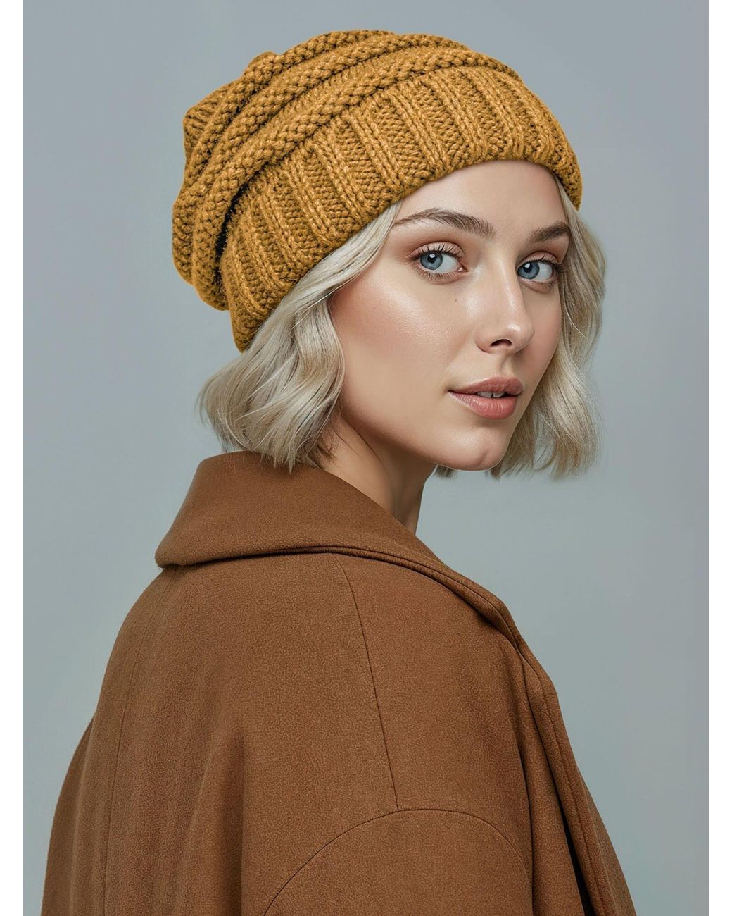 Neverless Natural Mütze Model 36931
