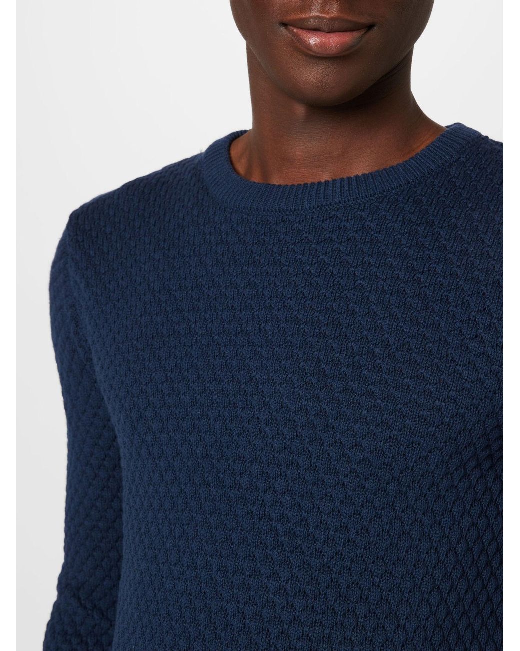 Solid Pullover Clive in Blue für Herren