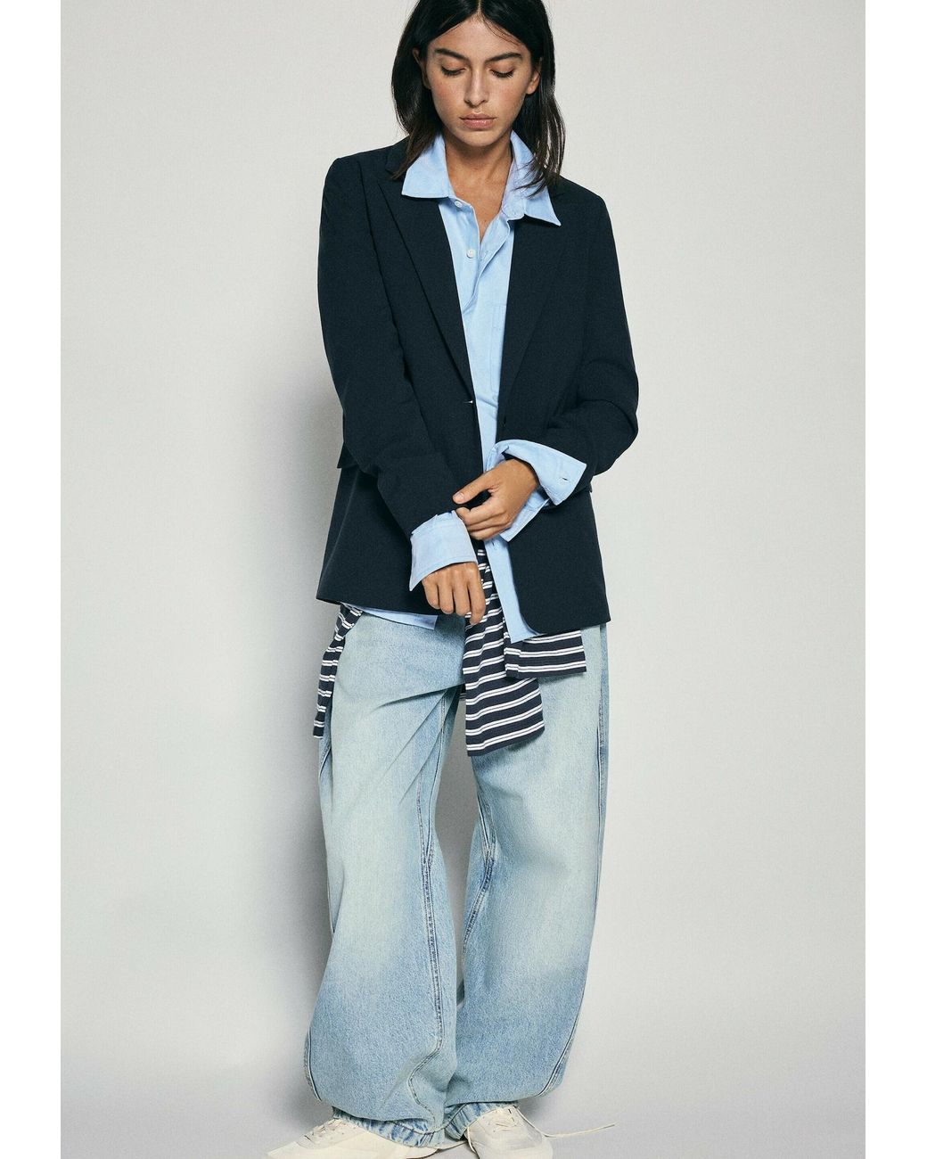 Pull&Bear Blue Blazer