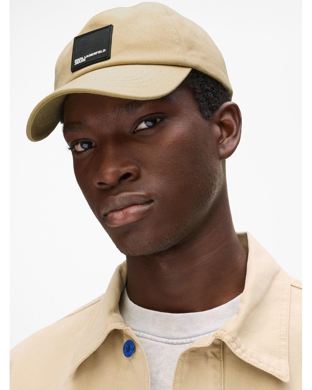 Karl Lagerfeld Cap in Natural für Herren