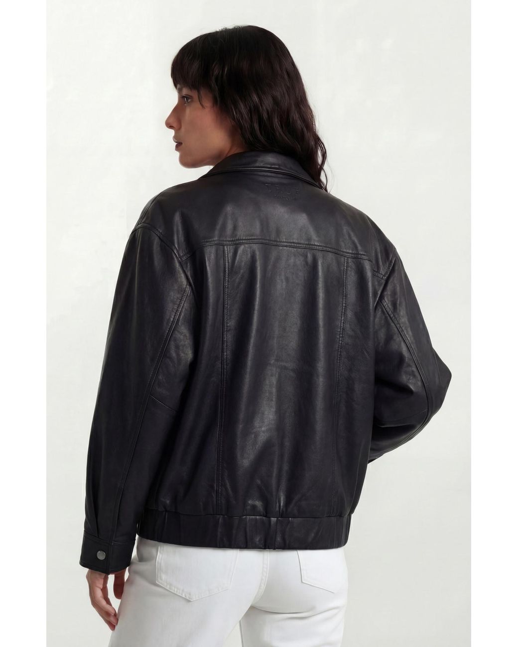 trueprodigy Blue Lederjacke Nova