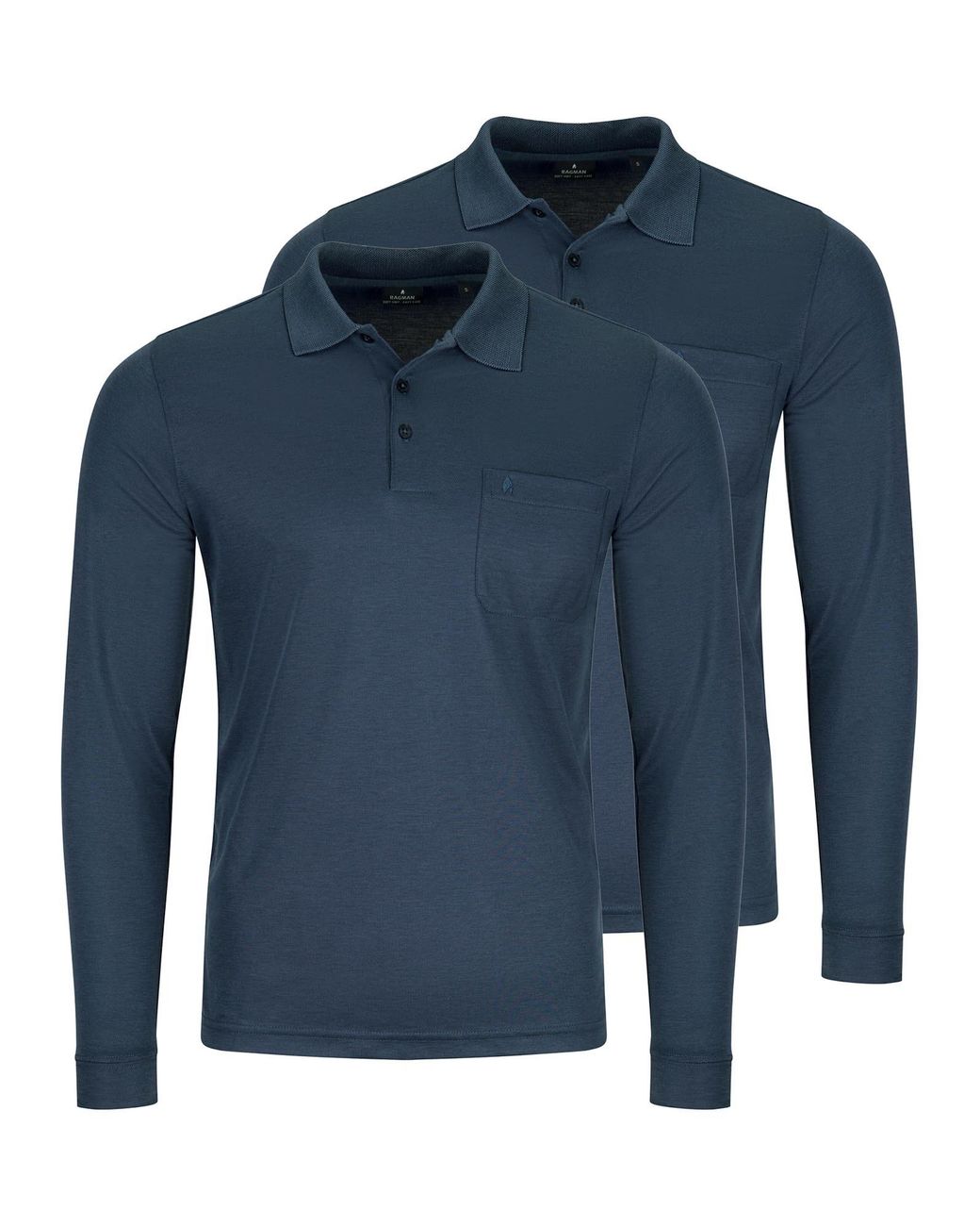 RAGMAN Shirt Basic in Blue für Herren