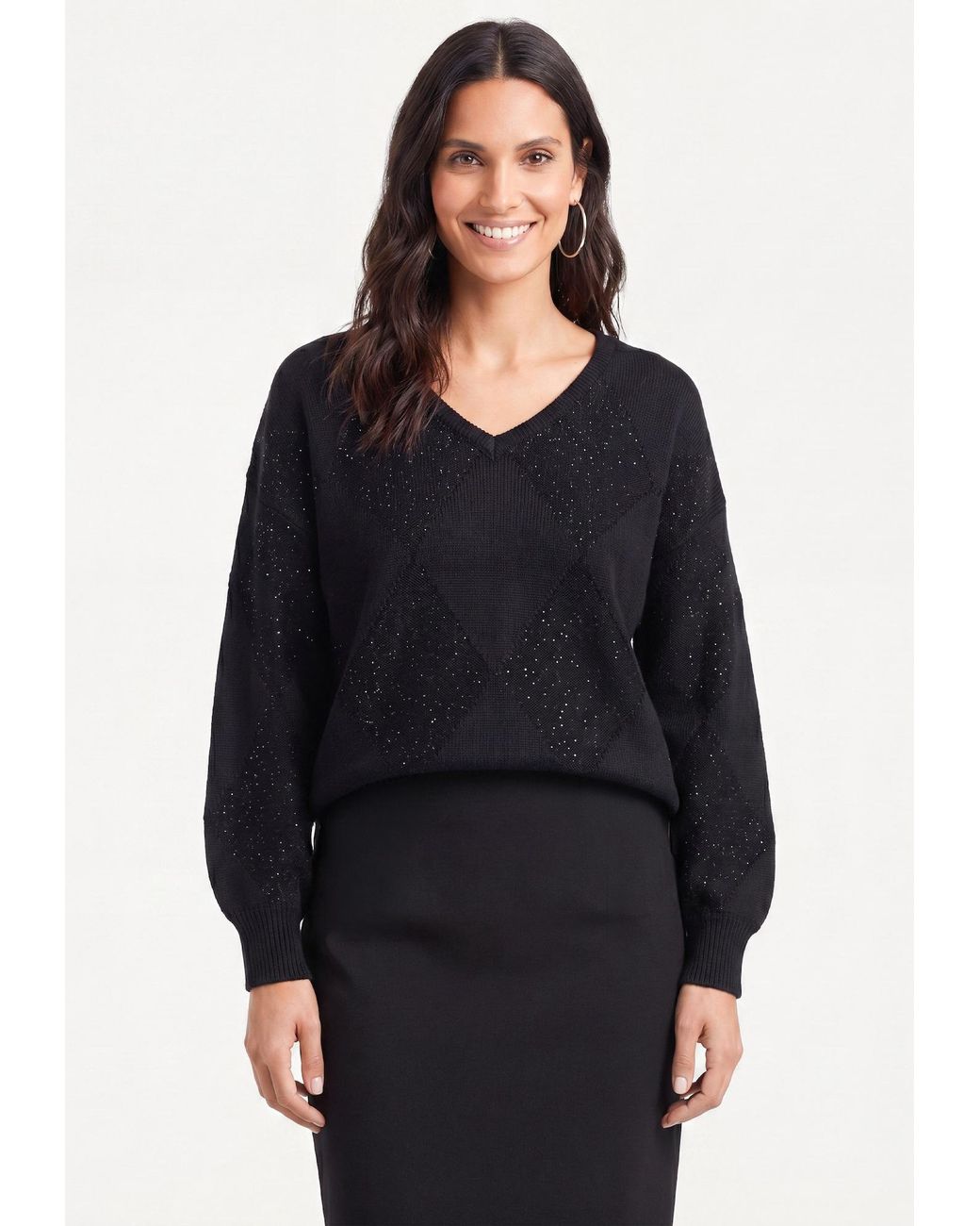 usha BLACK LABEL Blue Pullover