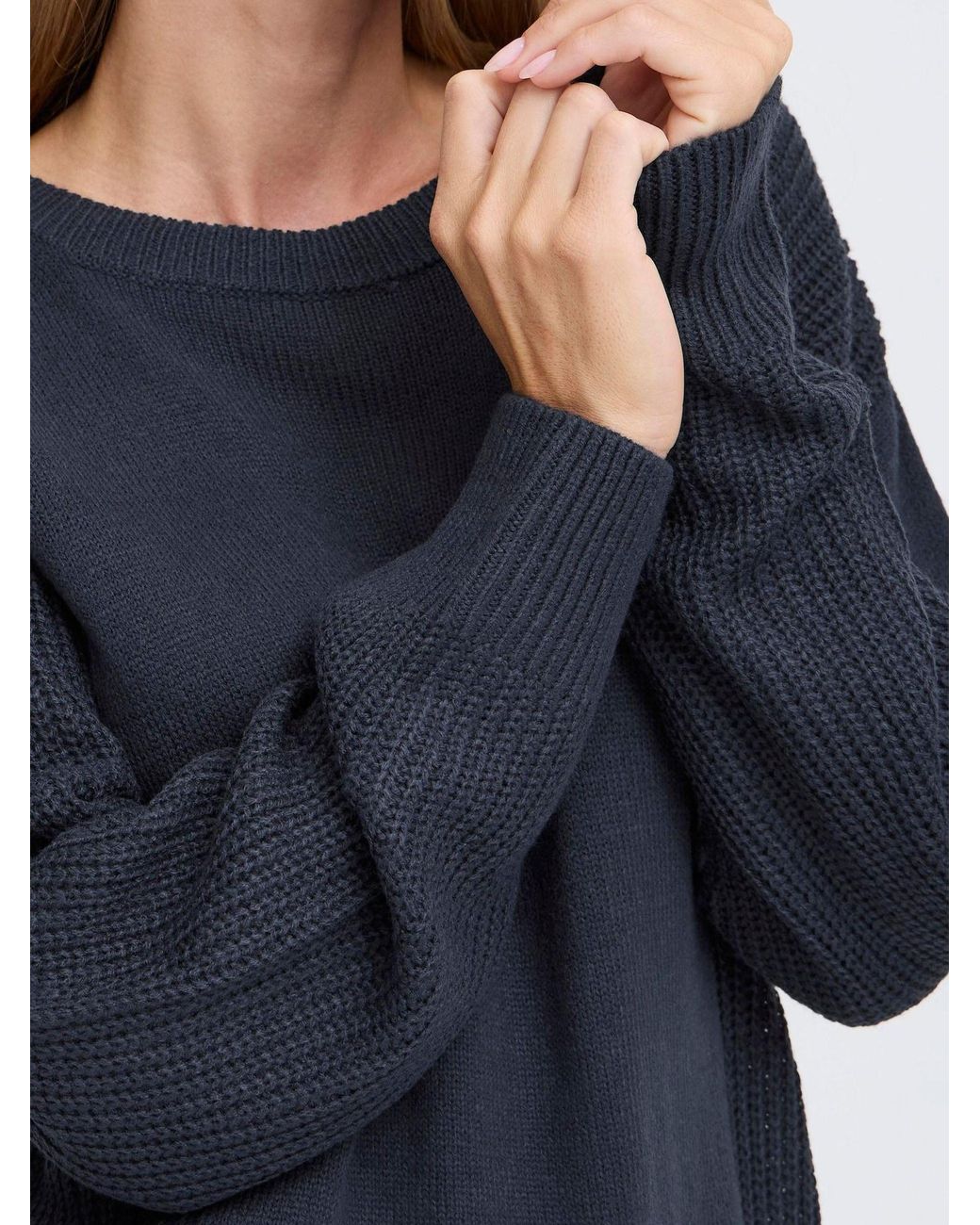 Oxmo Blue Strickpullover Oxiselmo