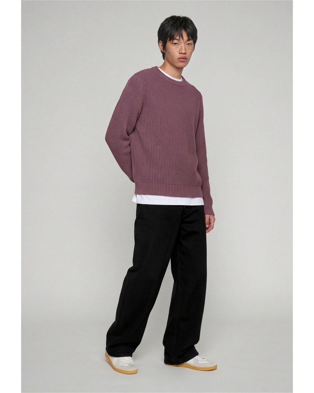 Edwin Pullover Nix in Purple für Herren