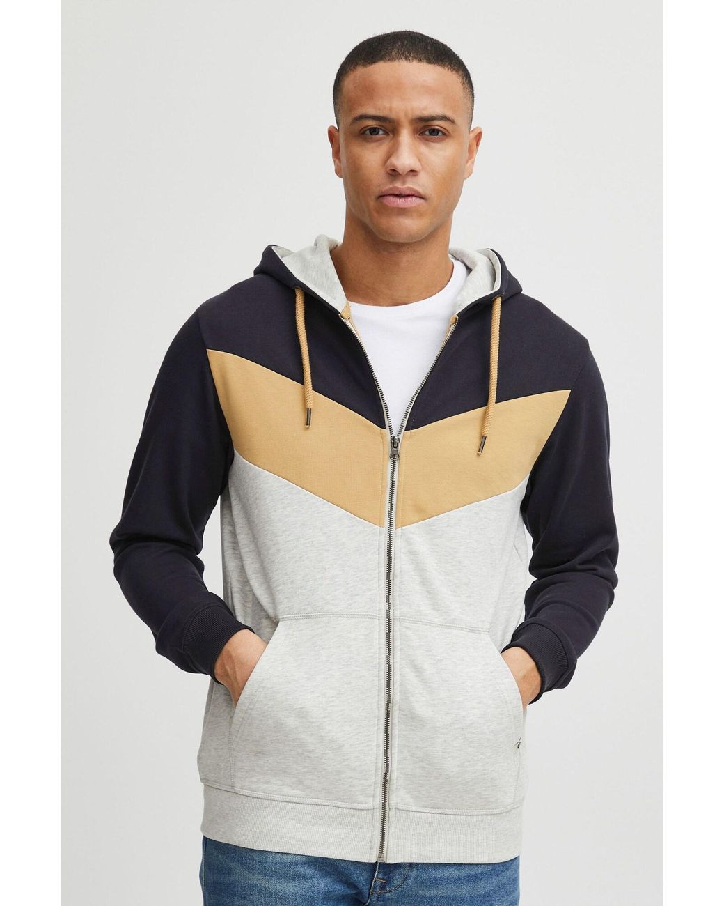 INDICODE Sweatjacke Pock in Black für Herren