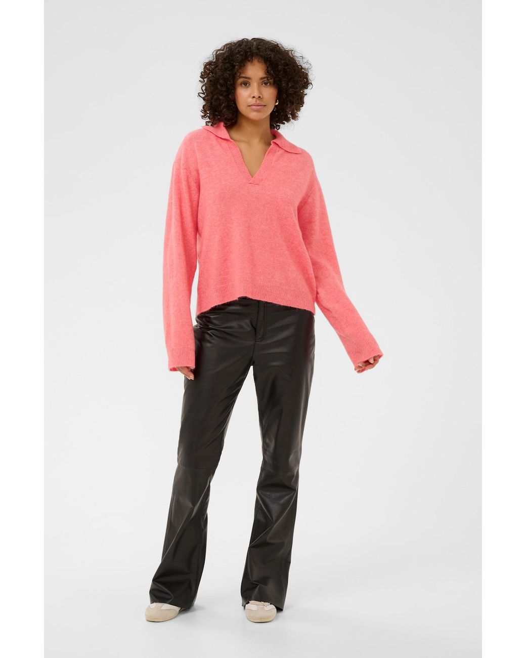 Kaffe Pink Pullover Jolanda