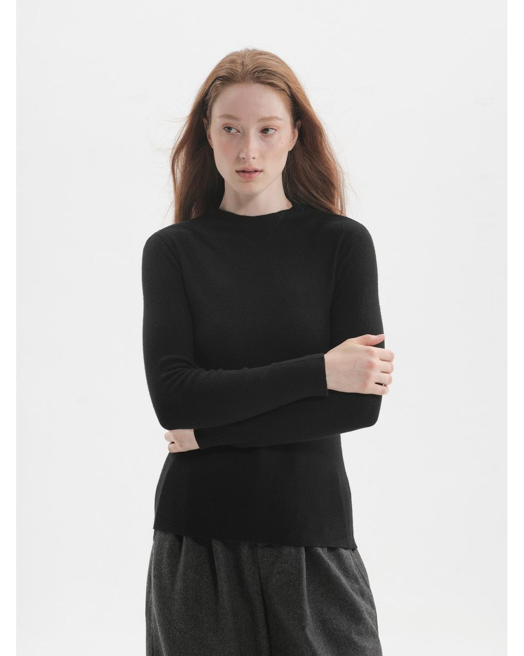 TorWeit Blue Pullover Winter Layer Top