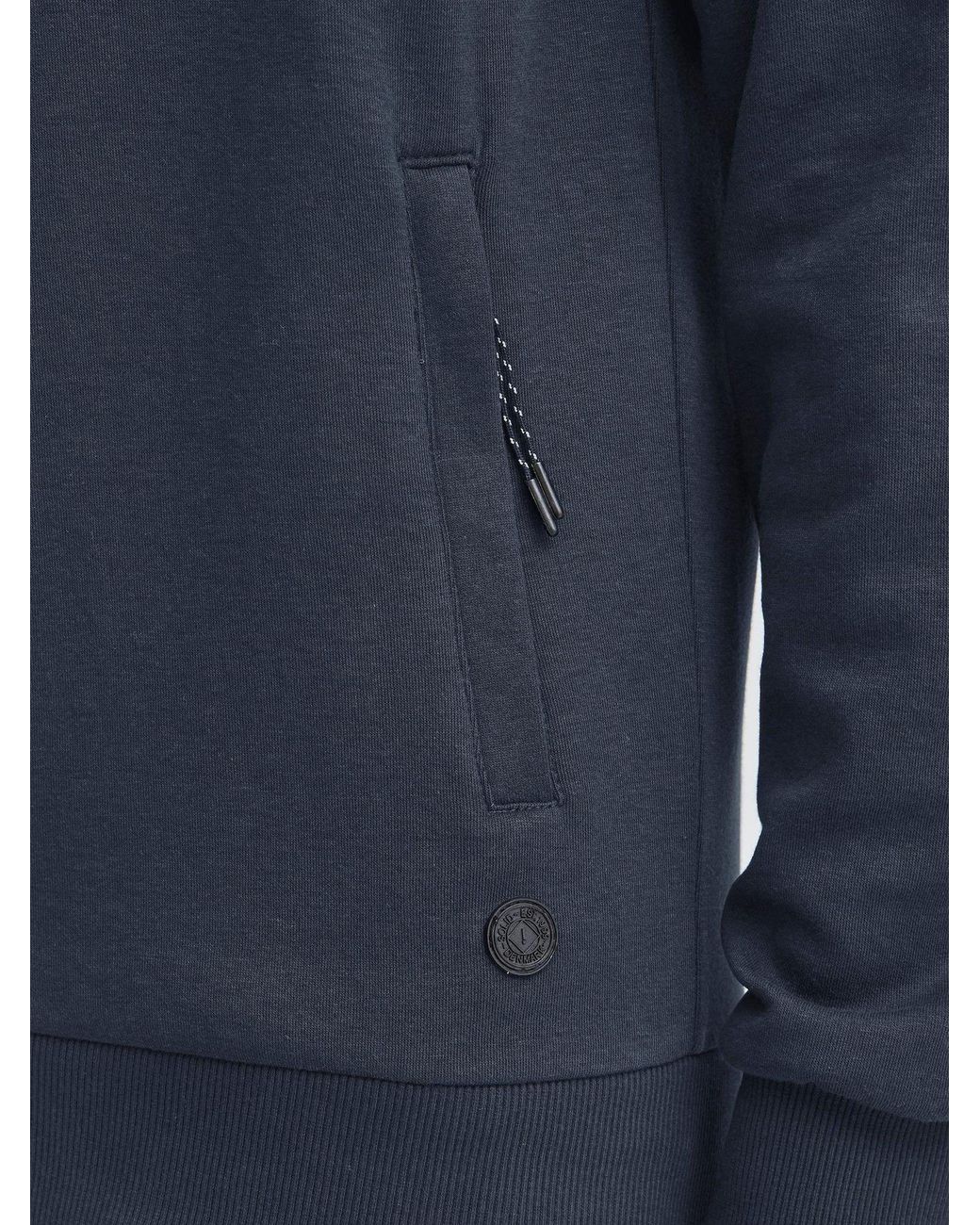 Solid Sweatjacke Gelbert in Blue für Herren