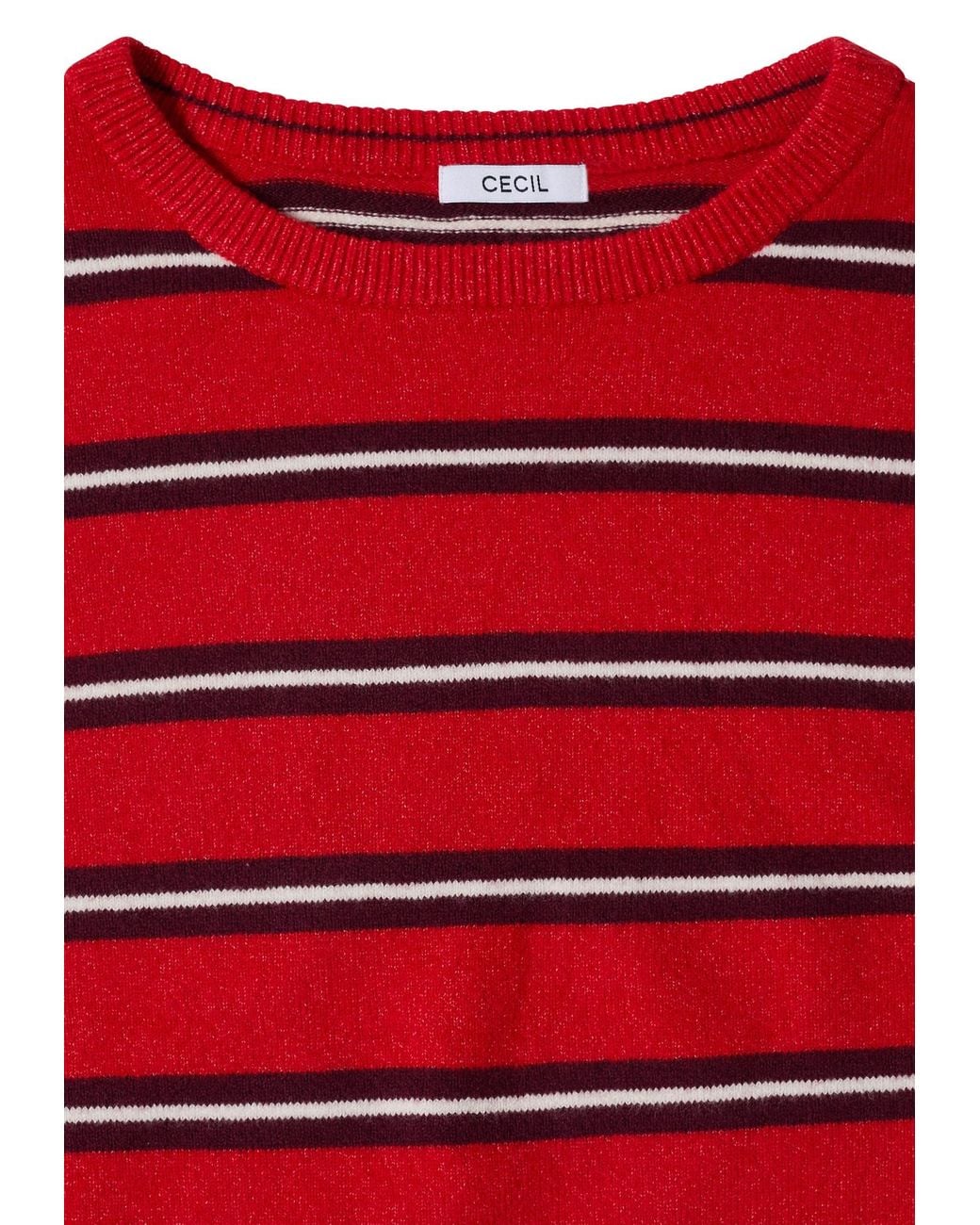 Cecil Red Pullover