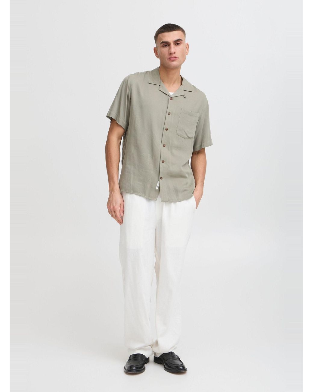 Solid Kurzarmhemd Sdpablo in Gray für Herren