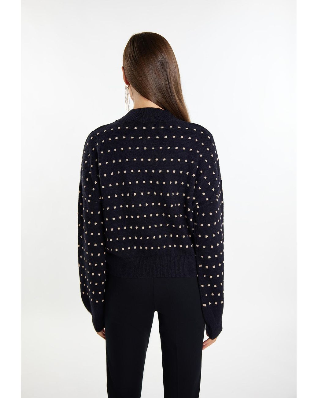 faina Blue Pullover Imane