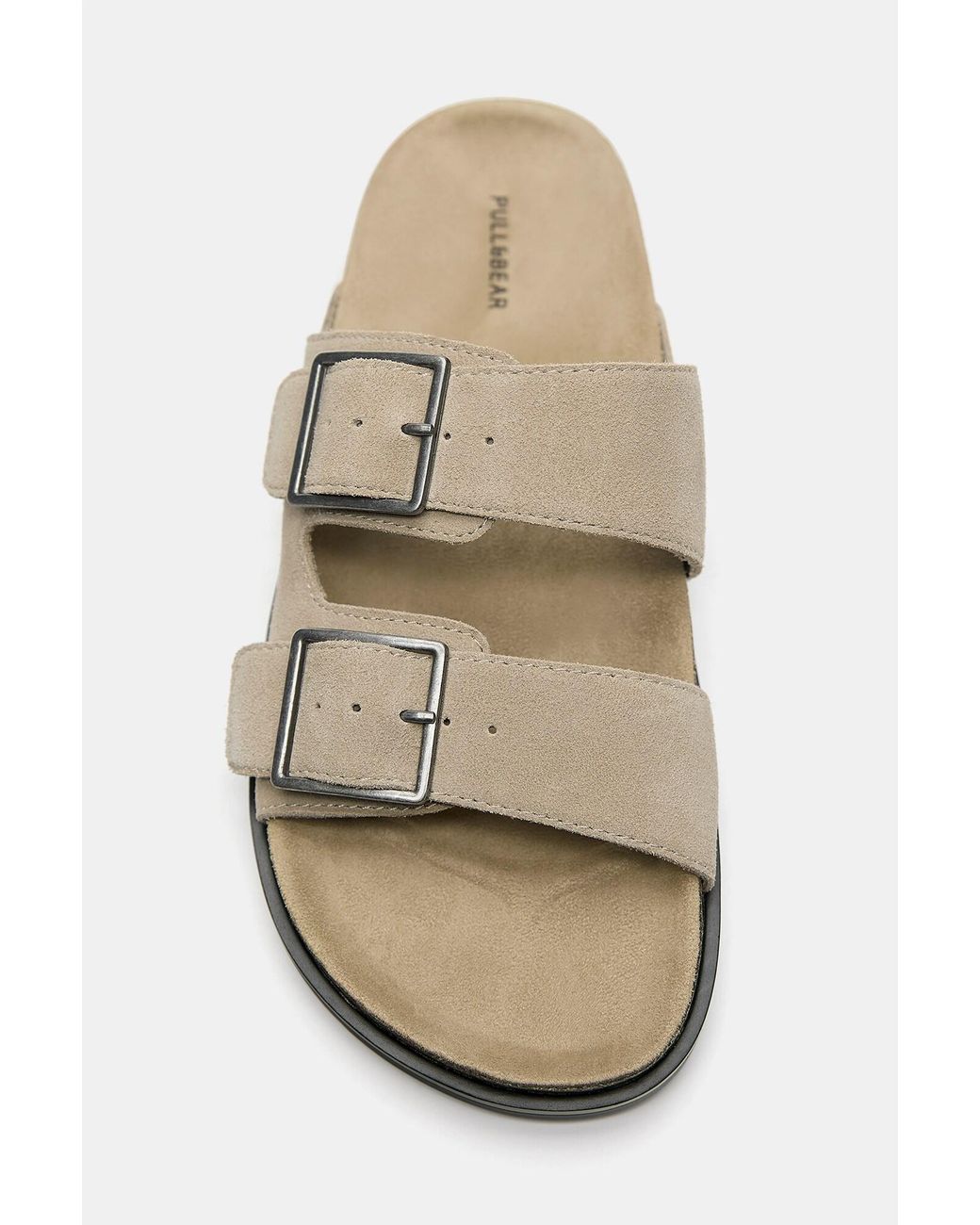Pull&Bear Pantolette in Natural für Herren
