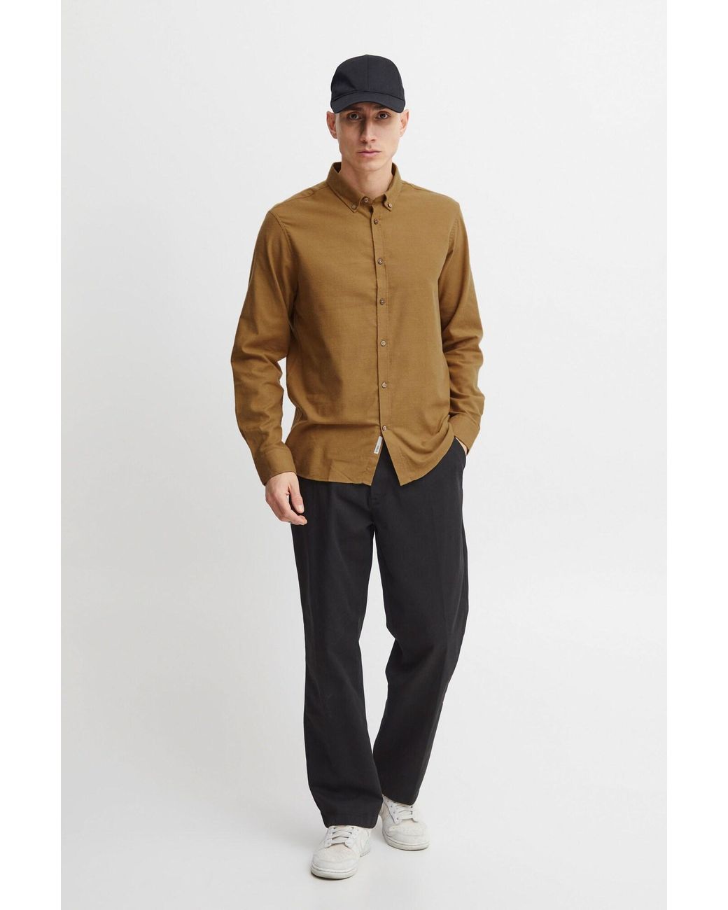 Solid Hemd Pete in Brown für Herren