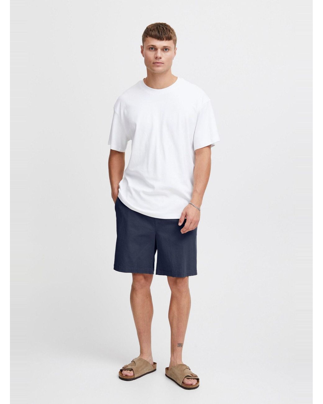 Solid Chinohose Joe in Blue für Herren
