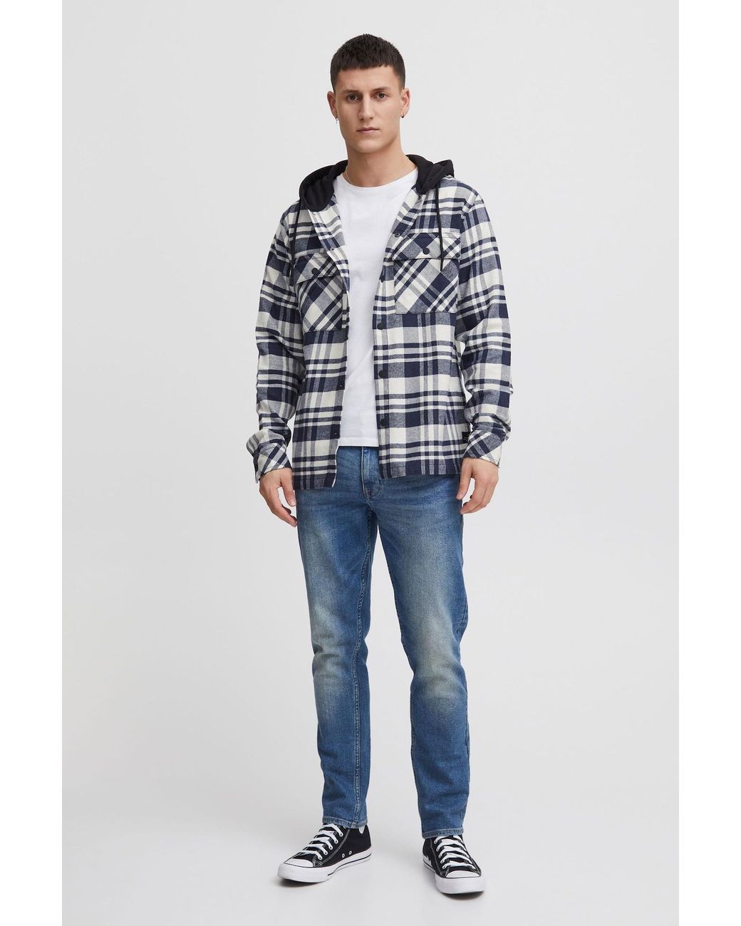 Solid Übergangsjacke Zachary in Gray für Herren