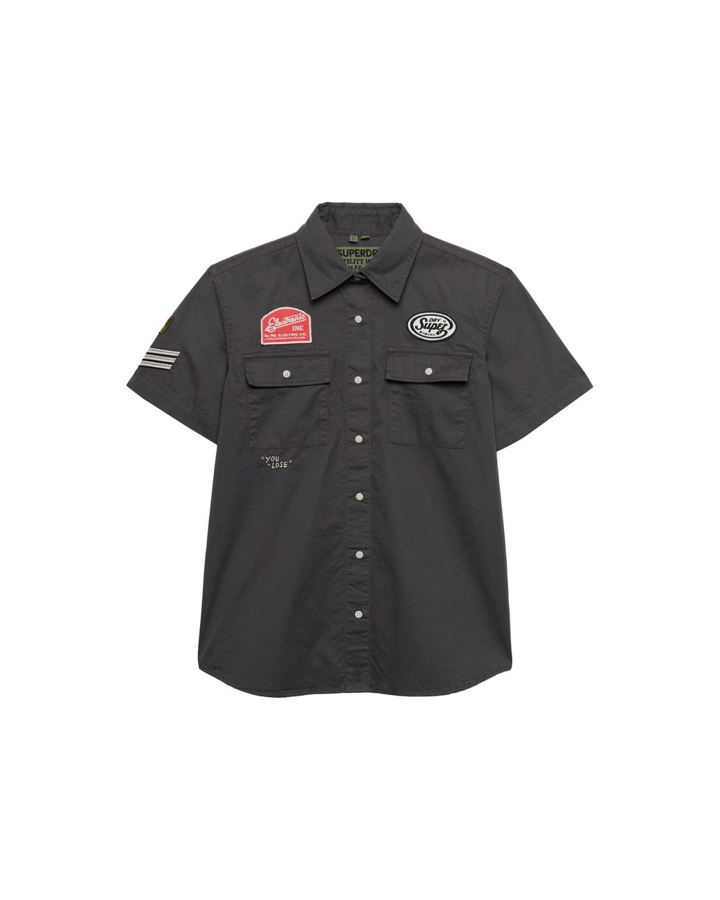 Superdry & Co Black Bluse