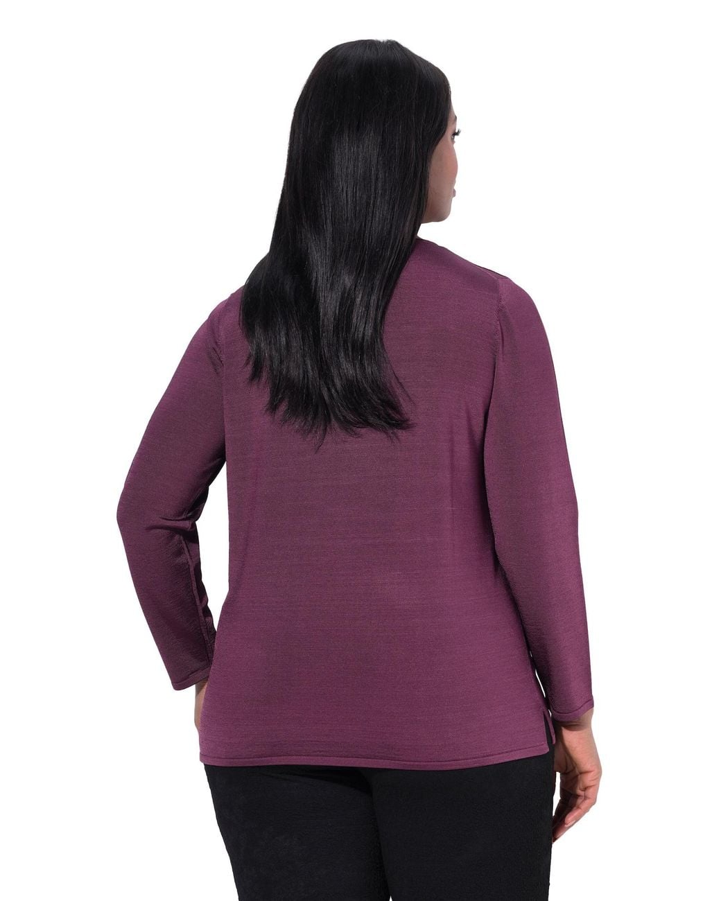 Ulla Popken Purple Pullover