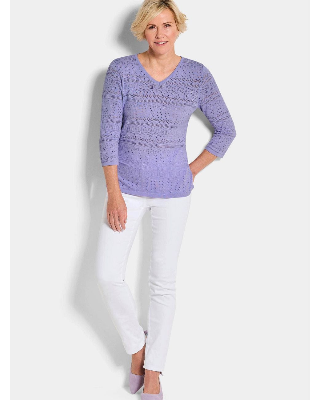Goldner Purple Pullover