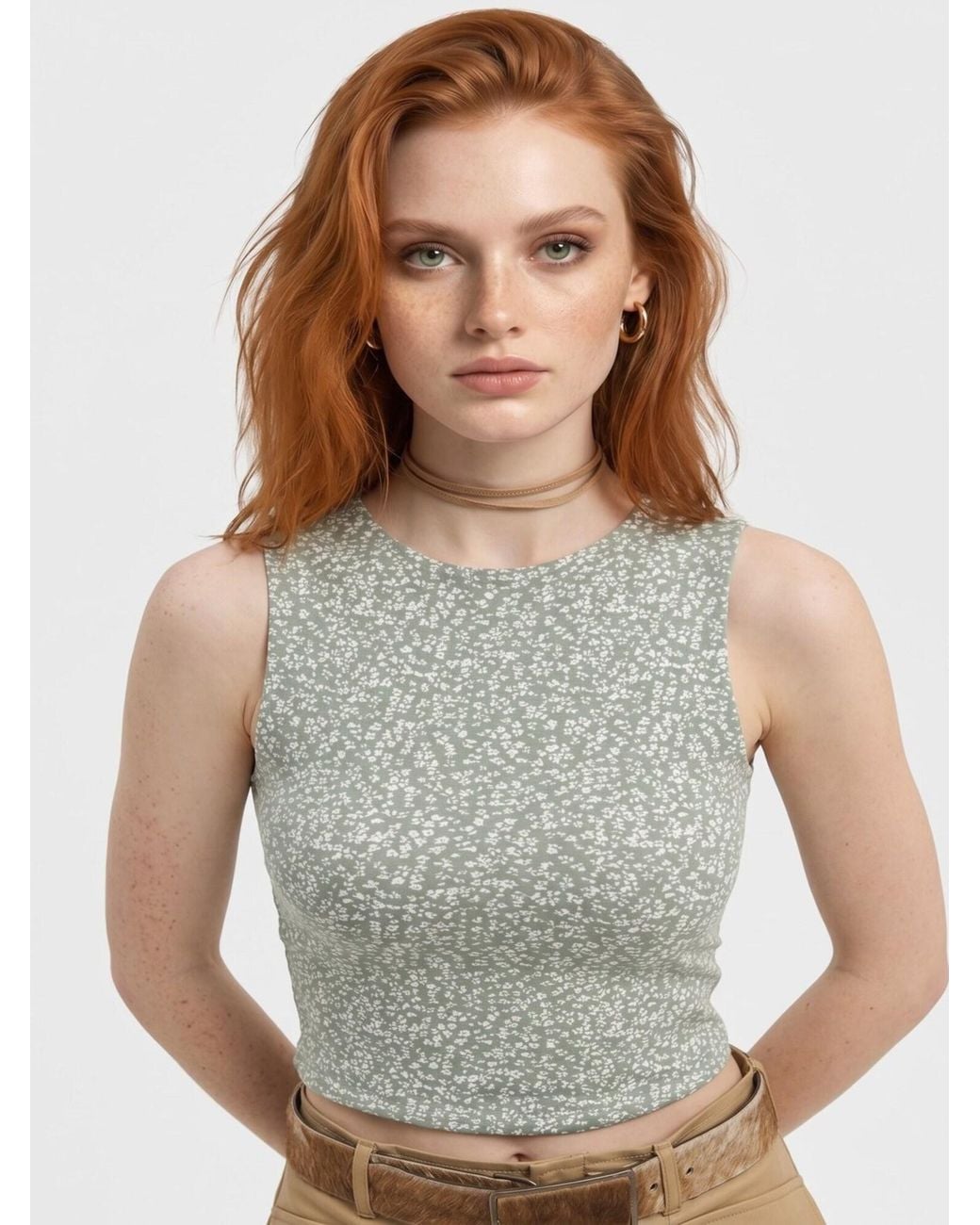 Alexa Dash Gray Bluse