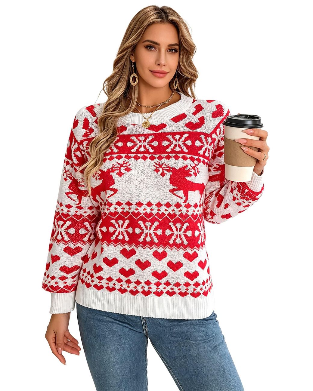 KoJooin Red Pullover