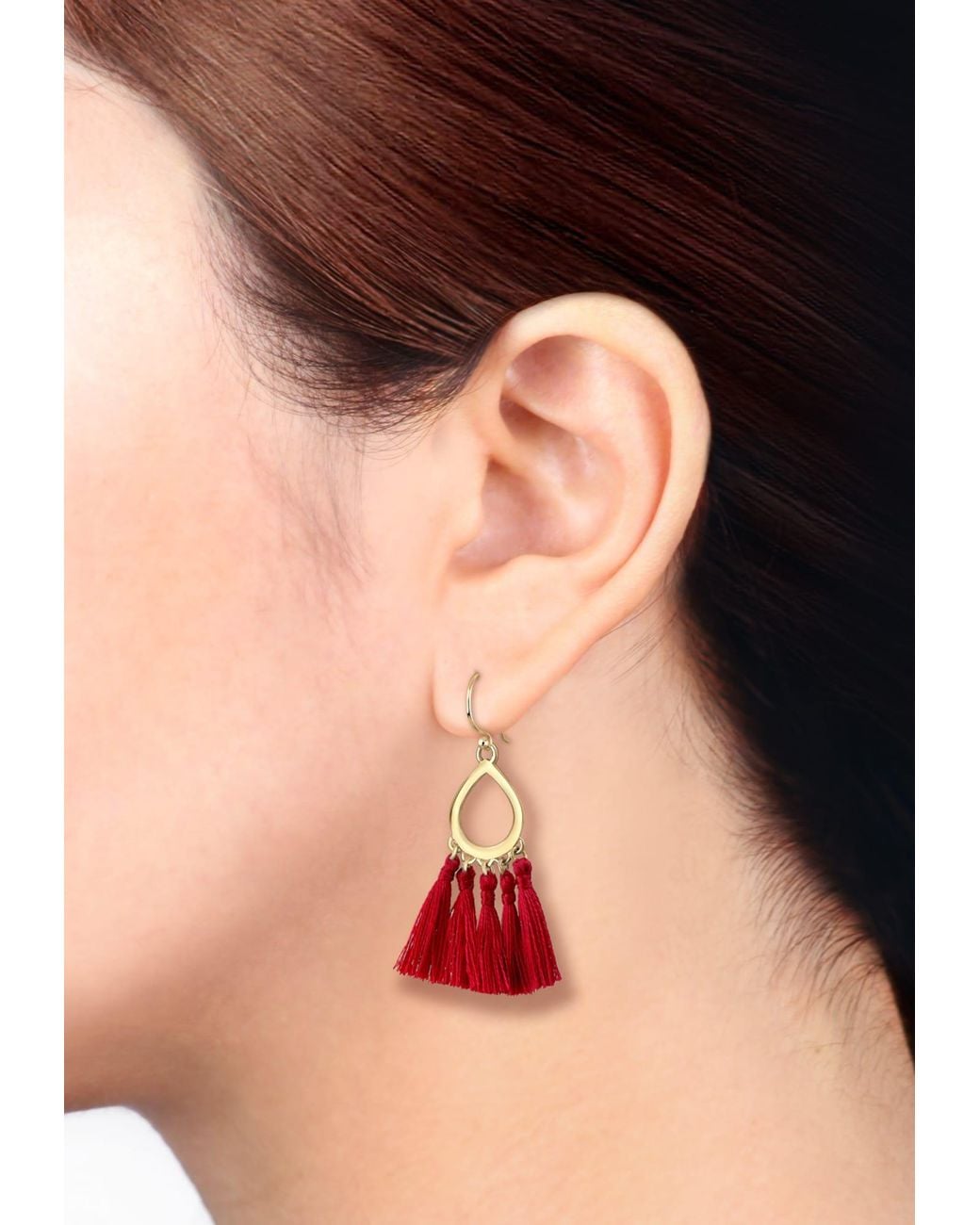 Elli Jewelry Red Ohrringe Boho