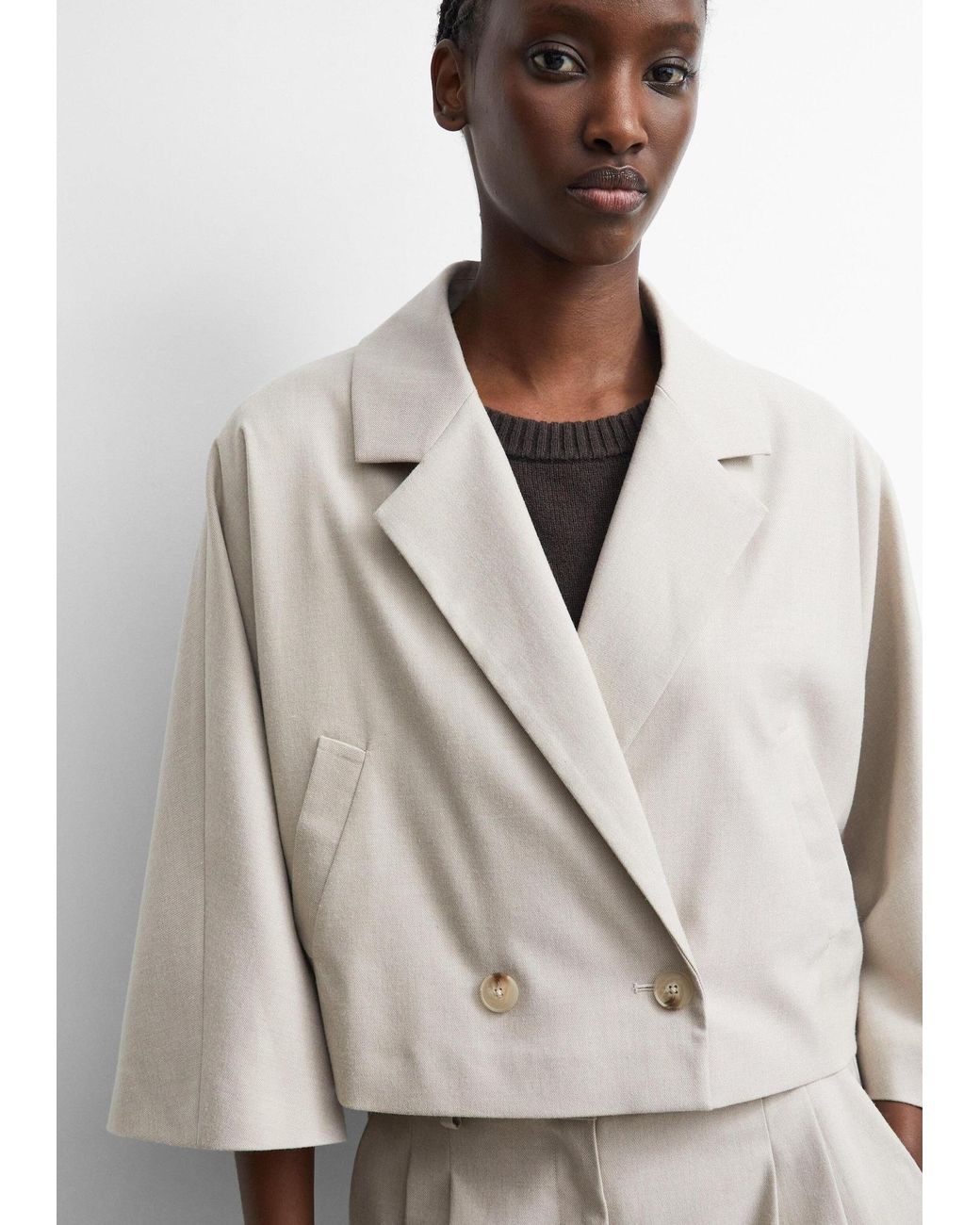 Comma, White Blazer
