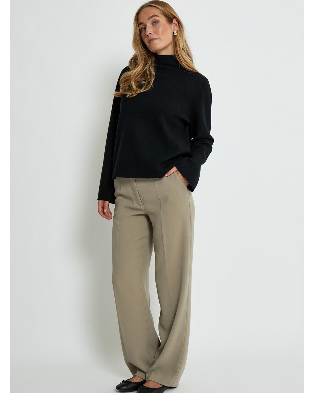Minus Black Pullover Lupi