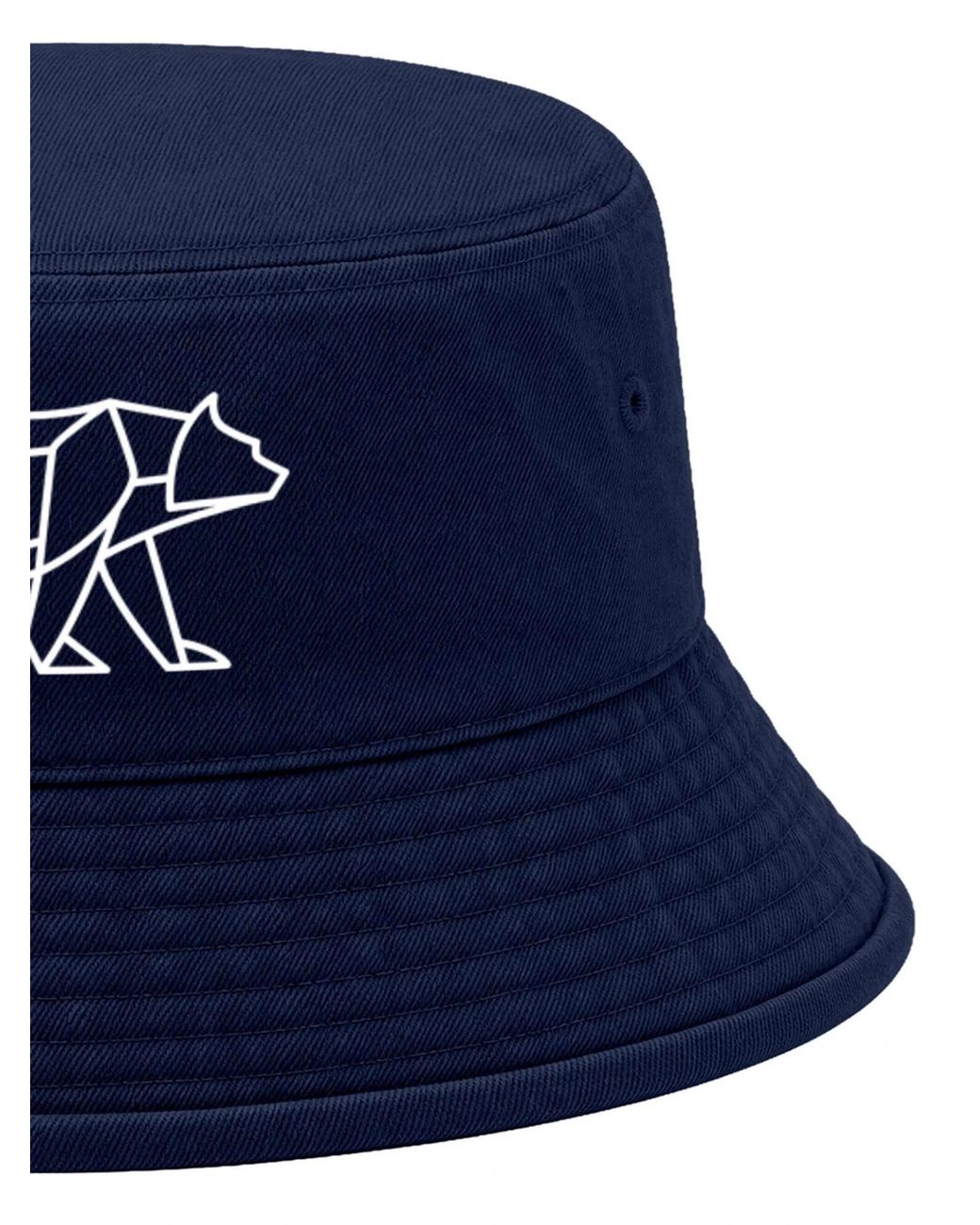 Neverless Hut Bär Lineart Polygon in Blue für Herren