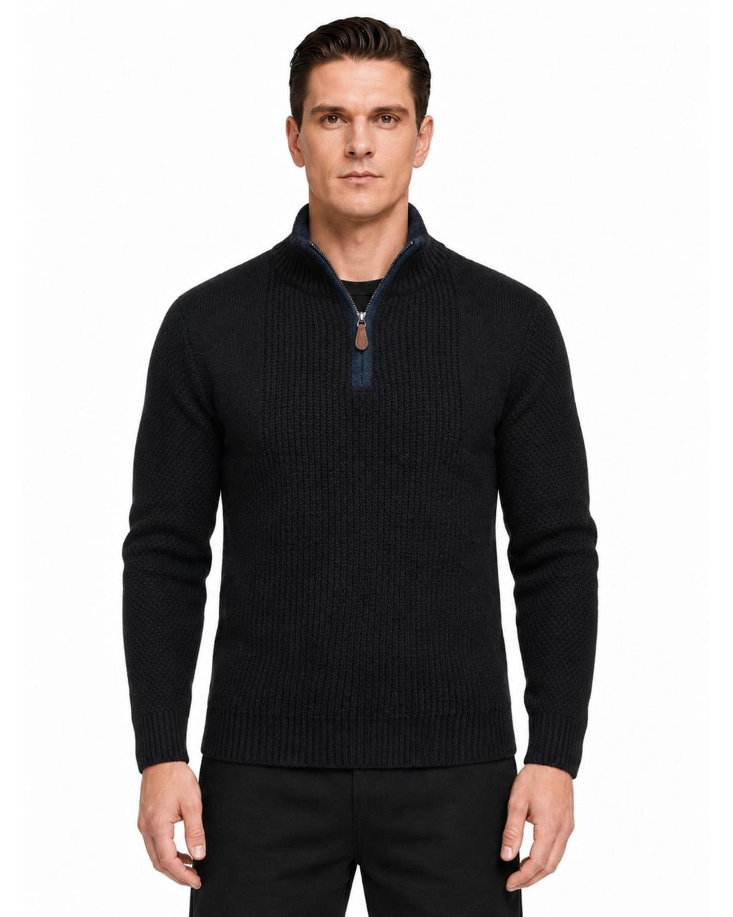 Allthemen Pullover Maschenbogen in Black für Herren