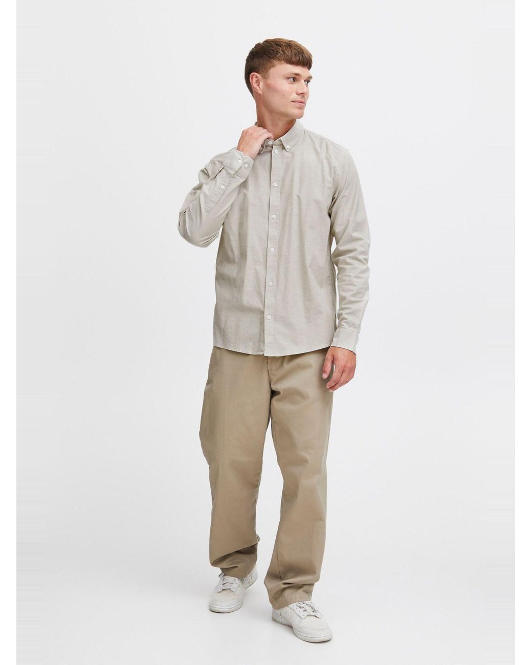 Solid Hemd Val in White für Herren