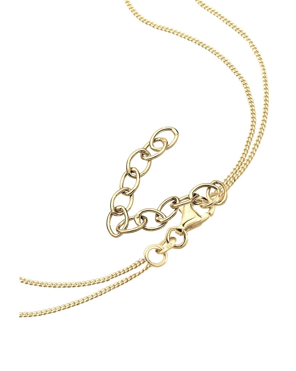 Elli Jewelry Metallic Kette Kreis