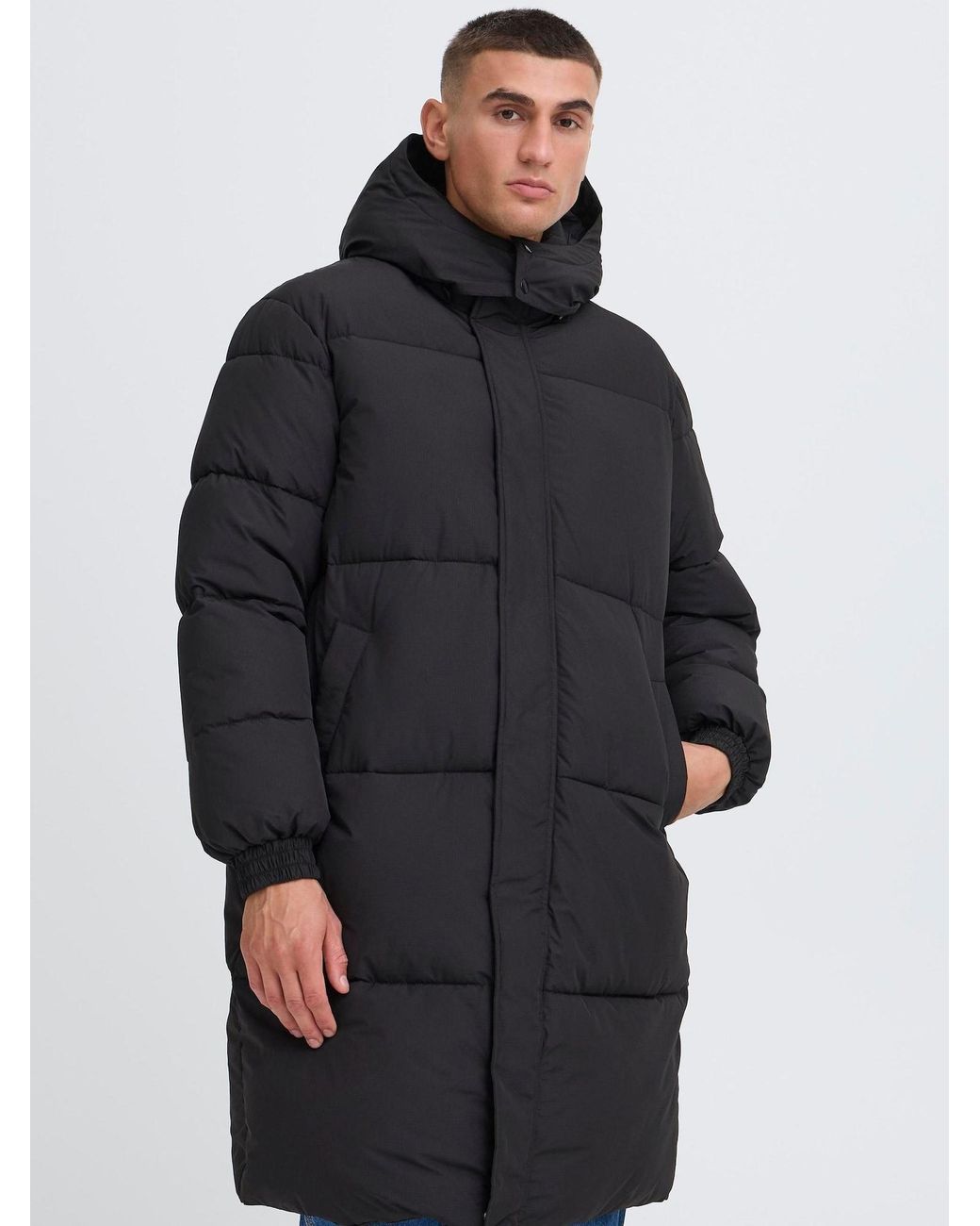 Solid Steppmantel Sdroy Long in Blue für Herren