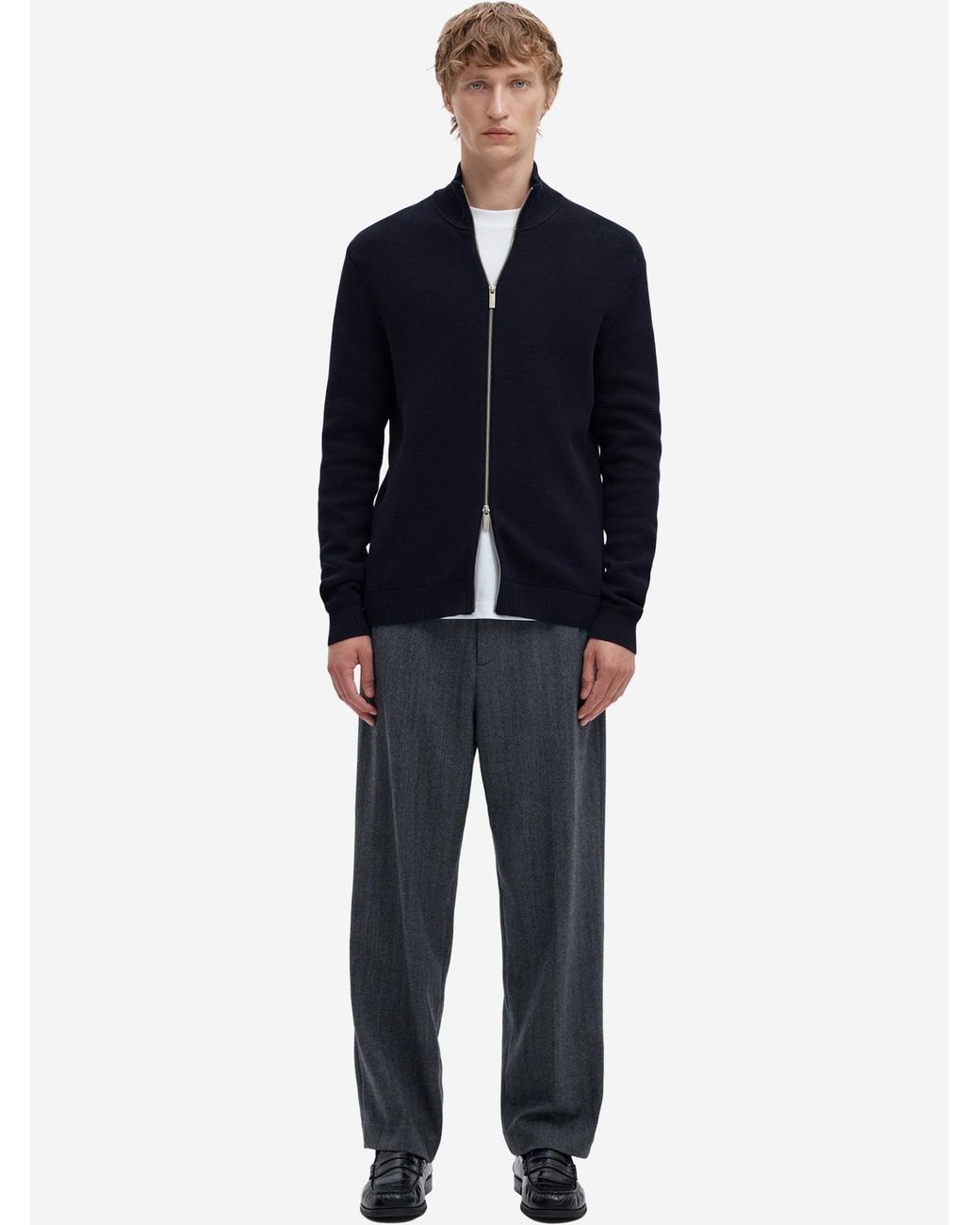 SELECTED Strickjacke Dane in Blue für Herren