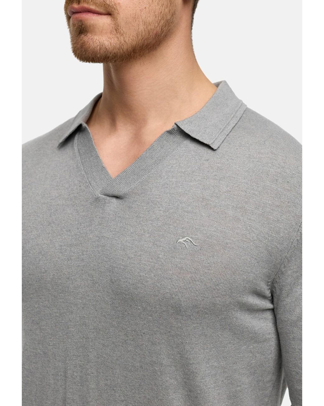 INDICODE Pullover Hagen in Gray für Herren