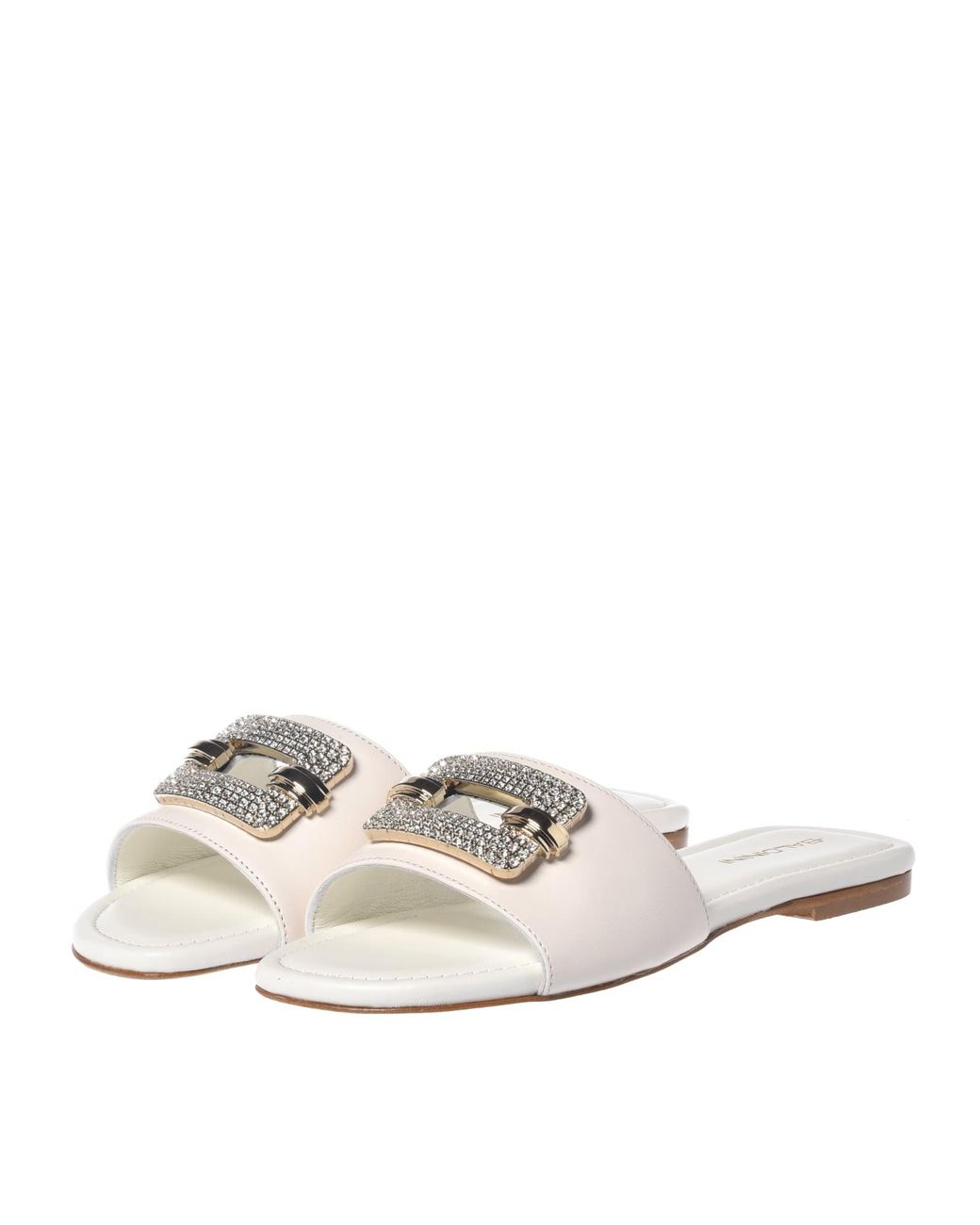 Baldinini White Pantolette