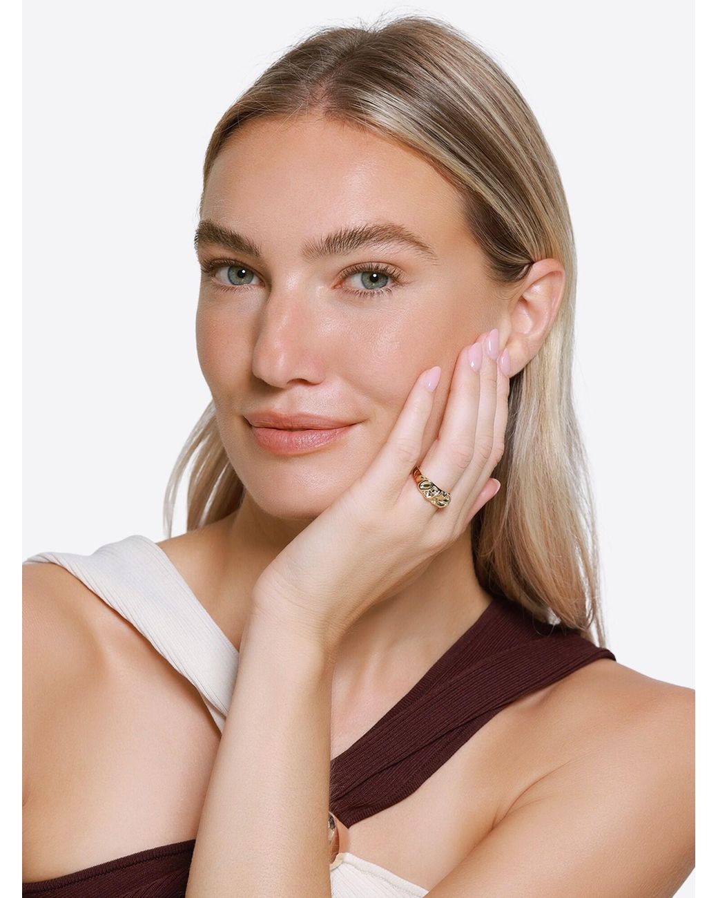 Heideman Metallic Ring Celeste