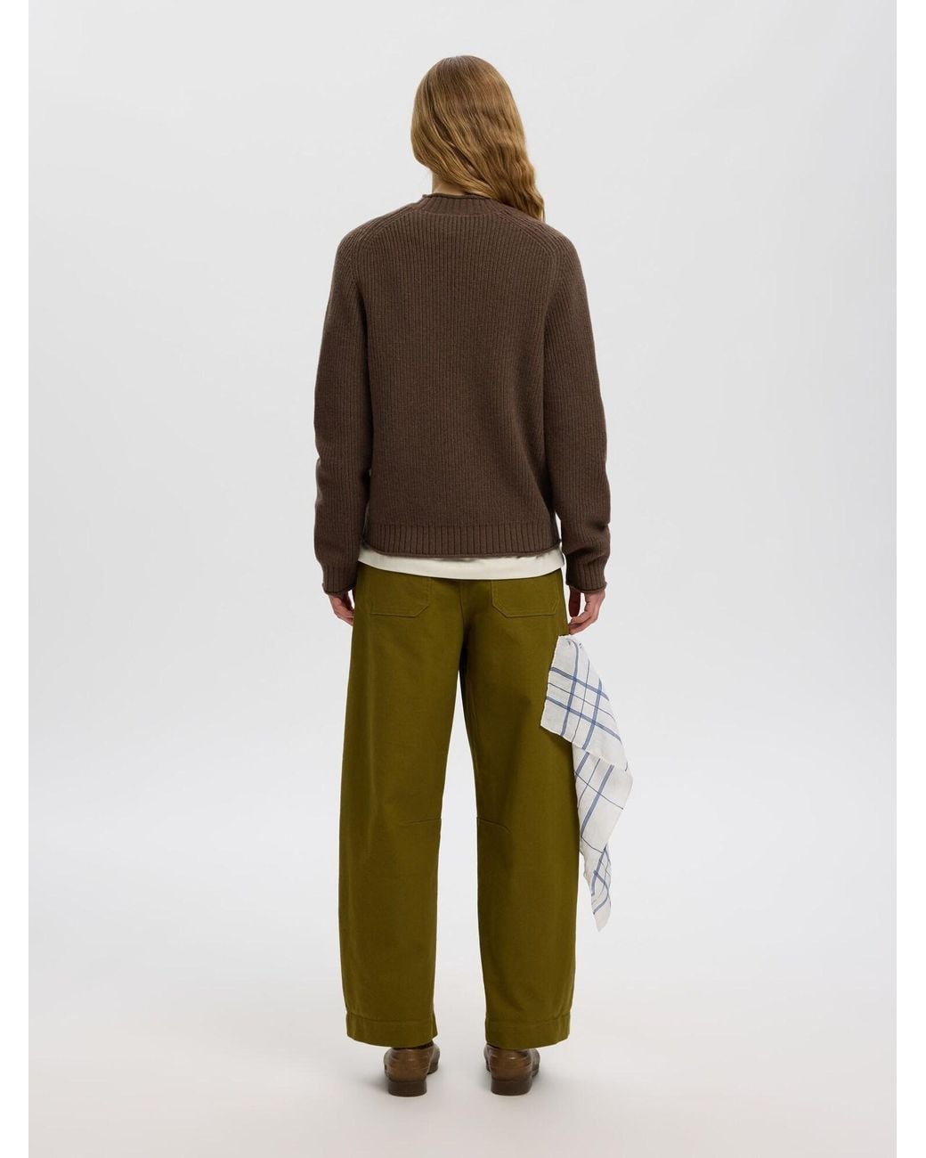 SELECTED Brown Pullover