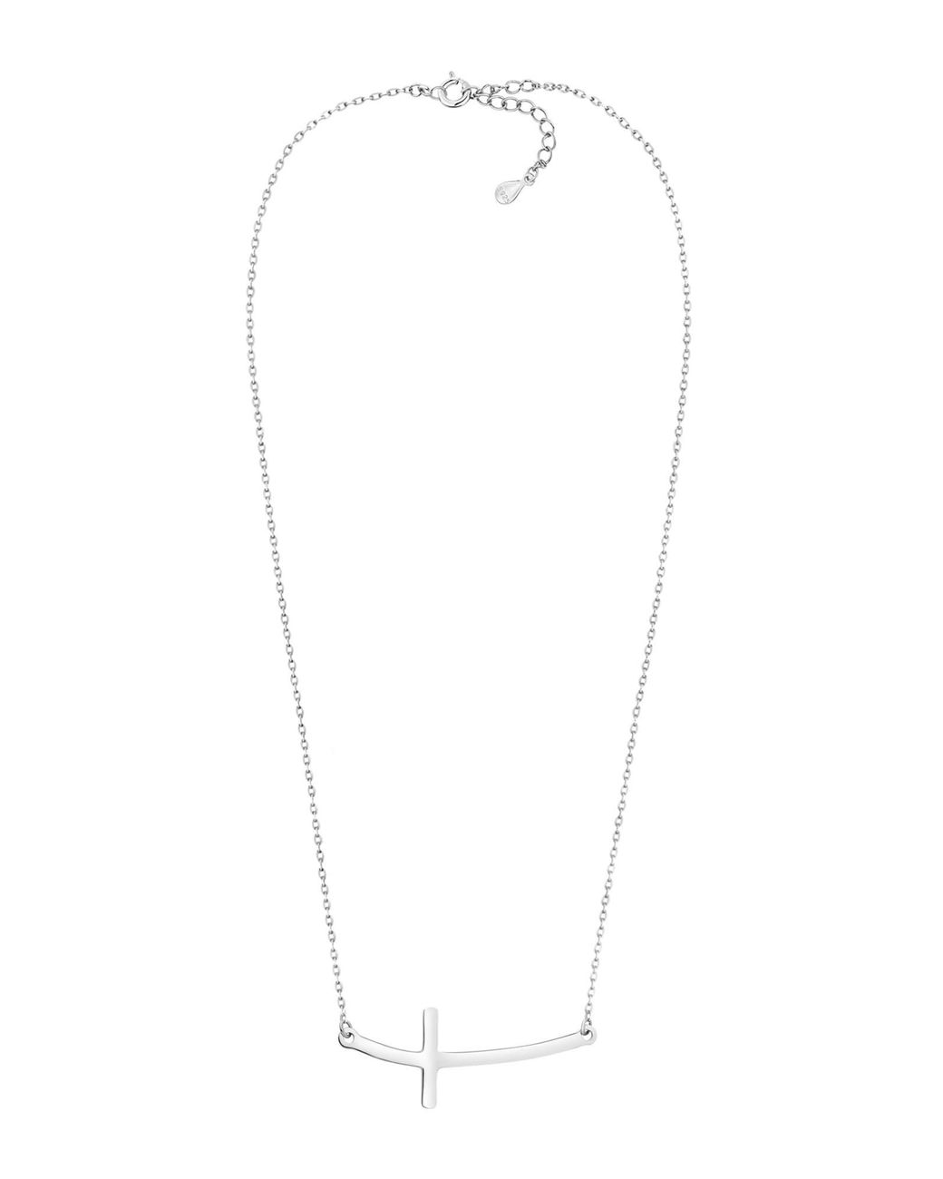 Sofia Milani White Kette Cross