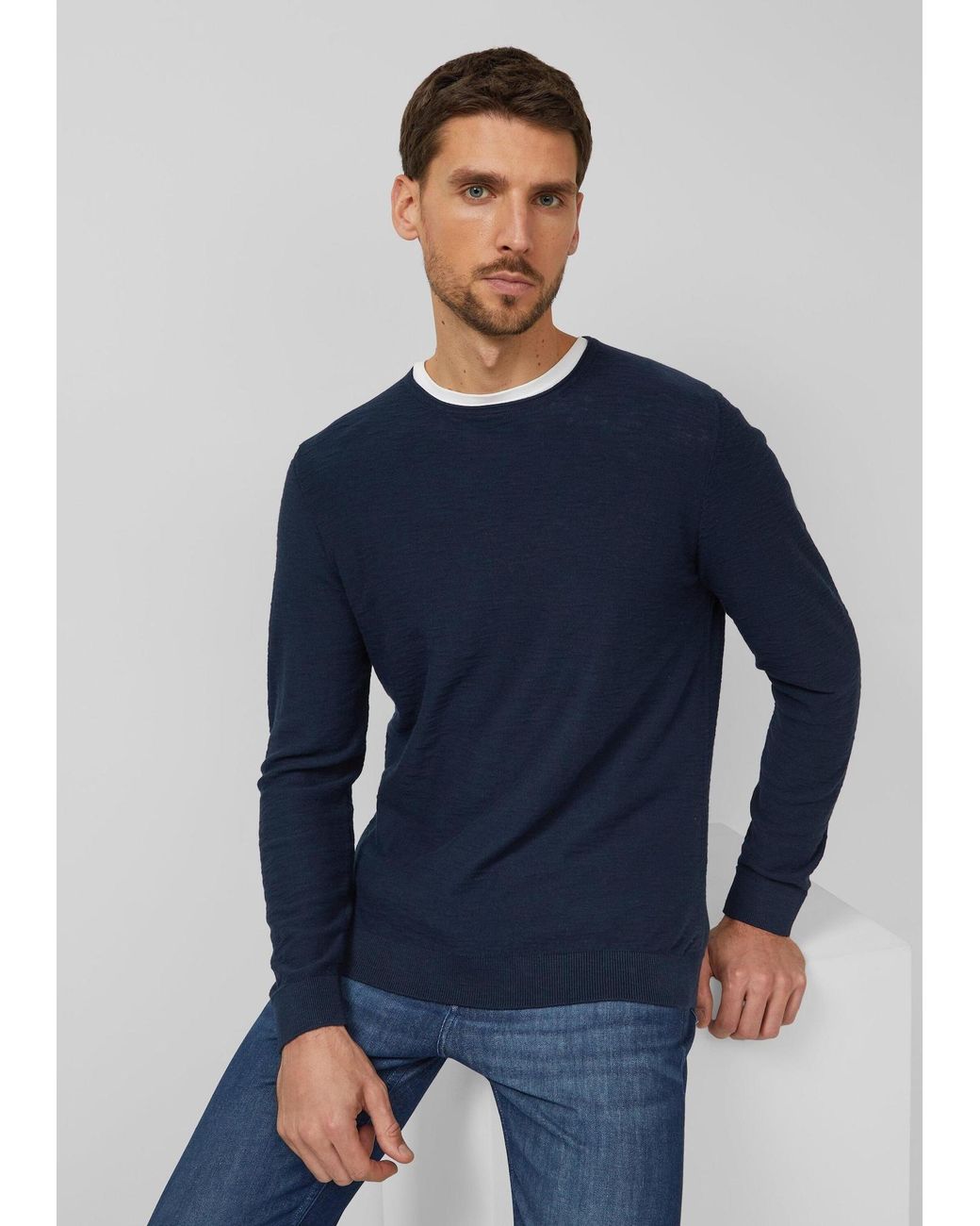 S.oliver Pullover in Blue für Herren