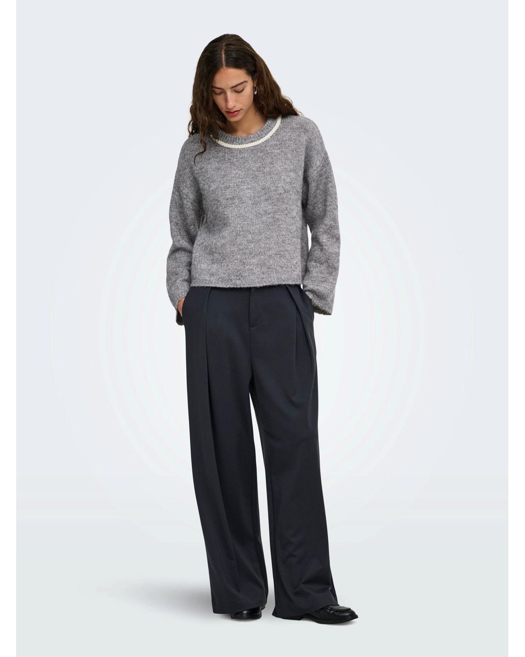ONLY Gray Pullover Onlamber