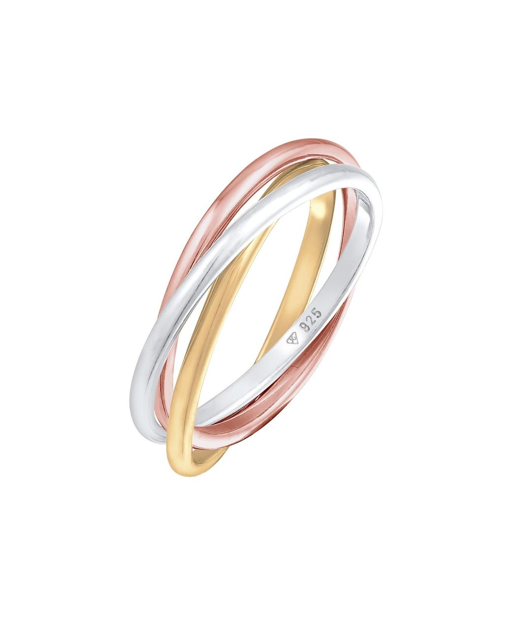 Elli Jewelry White Ring Trio